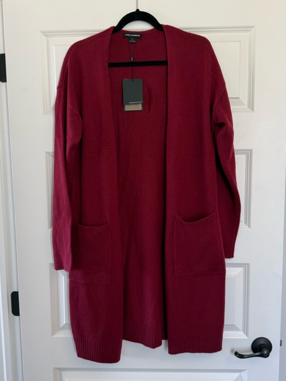 NWT State Cashmere Long Sweater